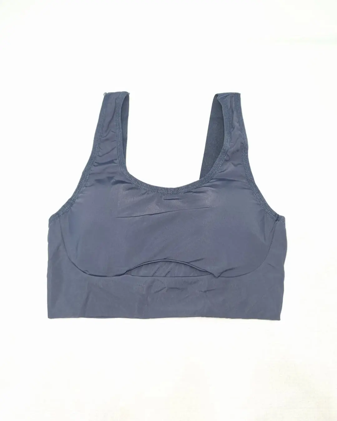 Top lycra push up azul oscuro