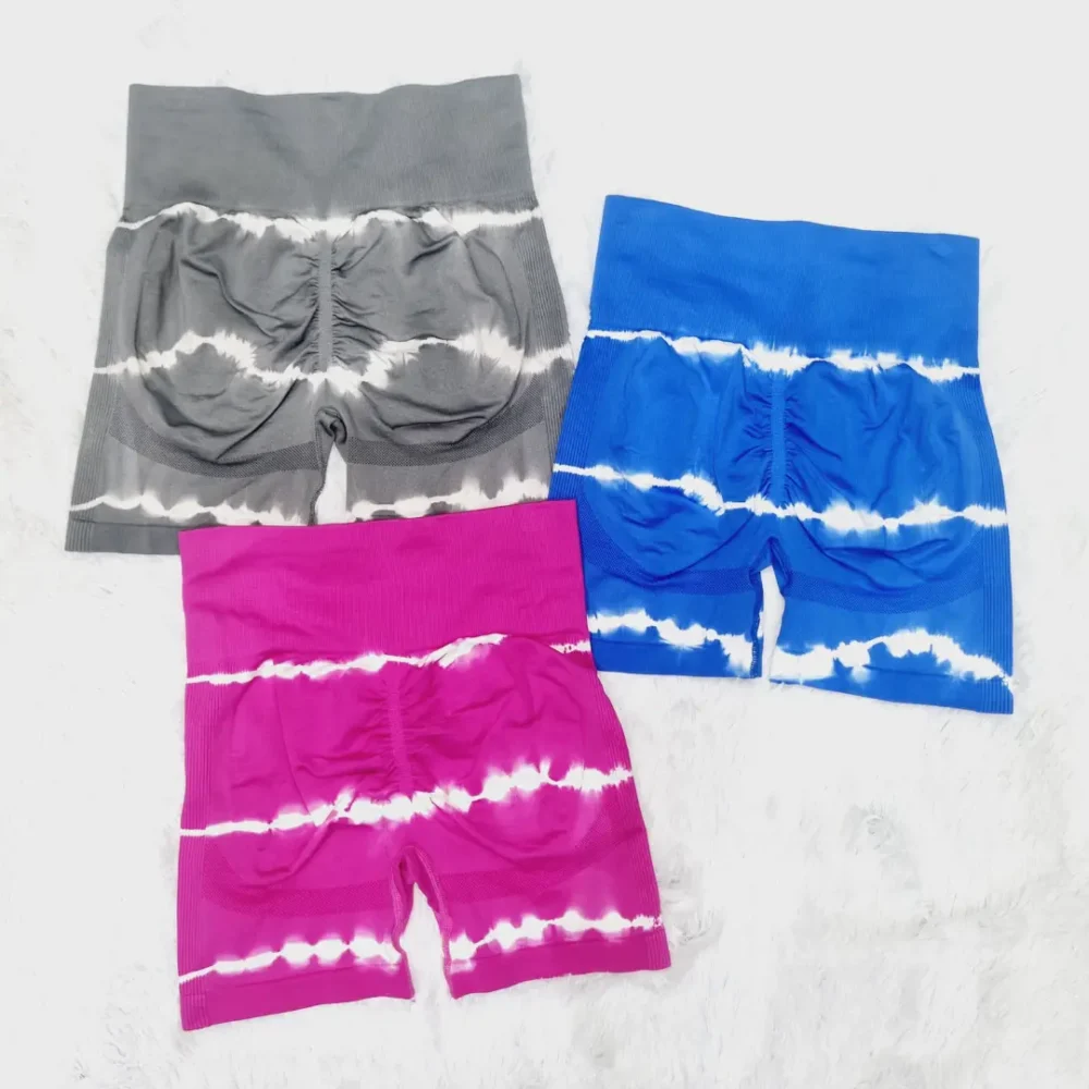 Biker push up corta desteñido